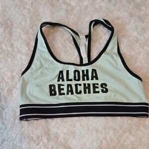 Victoria's Secret PINK Light Green Sports Bra